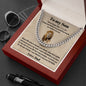 To My Son | This Old Lion | Love Dad | Lower Case | Cuban Chain Link