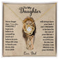 To My Daughter | I Love You | This Old Lion | Lower Case | Love Knot Necklace