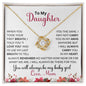 To My Daughter | When You Took Your First Breath | Love Knot Necklace