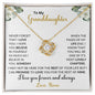 To My Granddaughter | Customizable From Grandma/Mini/Nana, etc