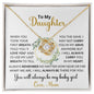 To My Daughter | When You Took Your First Breath | Love Knot Necklace