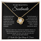 To My Beautiful Soulmate | I Will Love You Always | Love Knot Necklace