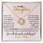 To My Daughter | When You Took Your First Breath | Love Knot Necklace
