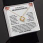 To My Precious Granddaughter | Love Grandma | Forever Love Necklace