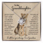 To My Granddaughter | Love You Always | Love Grandma | Love Knot Necklace
