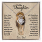 To My Daughter | I Love You | This Old Lion | Lower Case | Love Knot Necklace
