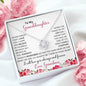 To My Granddaughter | I Will Always Love you | Love Grandma | Love Knot Necklace
