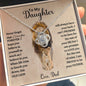 To My Daughter | I Love You | This Old Lion | Lower Case | Love Knot Necklace