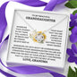 To My Beautiful Granddaughter | Love Grandma | Love Knot Necklace