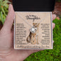To My Daughter | When You Took Your First Breath | Love Knot Necklace