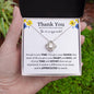 Thank You | You Are So Appreciate | Love Knot Necklace