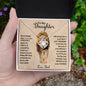 To My Daughter | I Love You | This Old Lion | Lower Case | Love Knot Necklace