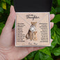 To My Daughter | I Love You | This Old Lioness | Love Knot Necklace