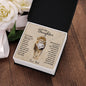 To My Daughter | I Love You | This Old Lion | Lower Case | Love Knot Necklace