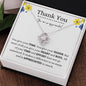 Thank You | You Are So Appreciate | Love Knot Necklace