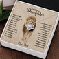 To My Daughter | I Love You | This Old Lion | Lower Case | Love Knot Necklace