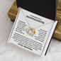 To My Beautiful Granddaughter | Love Grandma | Love Knot Necklace