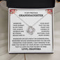 To My Precious Granddaughter | Love Grandma | Forever Love Necklace