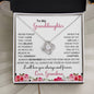 To My Granddaughter | I Will Always Love you | Love Grandma | Love Knot Necklace