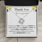 Thank You | You Are So Appreciate | Love Knot Necklace