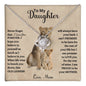 To My Daughter | I Love You | This Old Lioness | Love Knot Necklace