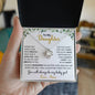 To My Daughter | When You Took Your First Breath | Love Knot Necklace