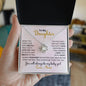 To My Daughter | When You Took Your First Breath | Love Knot Necklace