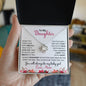 To My Daughter | When You Took Your First Breath | Love Knot Necklace