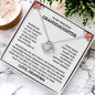 To My Precious Granddaughter | Love Grandma | Forever Love Necklace