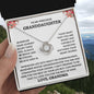 To My Precious Granddaughter | Love Grandma | Forever Love Necklace