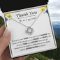 Thank You | You Are So Appreciate | Love Knot Necklace