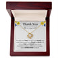 Thank You | You Are So Appreciate | Love Knot Necklace