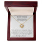 To My Woman | Love Knot Necklace