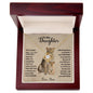 To My Daughter | I Love You | This Old Lioness | Love Knot Necklace