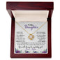 To My Daughter | When You Took Your First Breath | Love Knot Necklace
