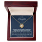 To My Daughter | From Mom | Love Knot Necklace