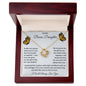 To My Bonus Daughter | Butterflies | Love Knot Necklace