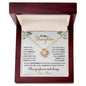 To My Daughter | When You Took Your First Breath | Love Knot Necklace