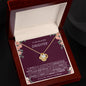 To My Beautiful Daughter | I Love You | Forever & Always | Love Knot Necklace