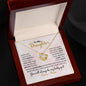 To My Daughter | When You Took Your First Breath | Love Knot Necklace