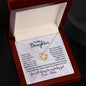 To My Daughter | When You Took Your First Breath | Love Knot Necklace