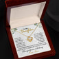 To My Daughter | I Love You Forever And Always | Corner Flowers | Love Knot Necklace