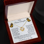 To My Bonus Daughter | Butterflies | Love Knot Necklace