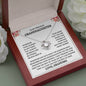 To My Precious Granddaughter | Love Grandma | Forever Love Necklace