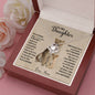 To My Daughter | I Love You | This Old Lioness | Love Knot Necklace