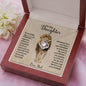 To My Daughter | I Love You | This Old Lion | Lower Case | Love Knot Necklace