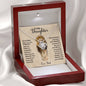 To My Daughter | I Love You | This Old Lion | Lower Case | Love Knot Necklace