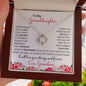 To My Granddaughter | I Will Always Love you | Love Grandma | Love Knot Necklace