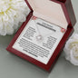 To My Precious Granddaughter | Love Grandma | Forever Love Necklace