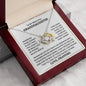To My Beautiful Granddaughter | Love Grandma | Love Knot Necklace